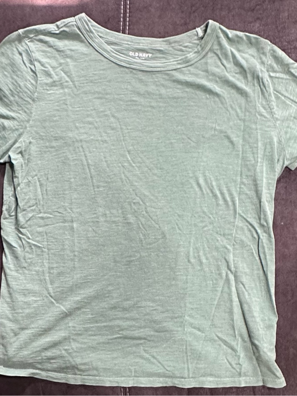 Old Navy Sage Green Crew Neck Short Sleeve Tee